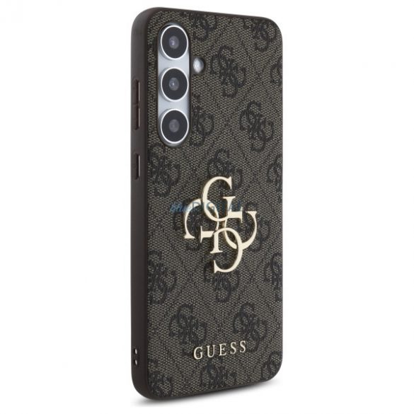 Guess GUHCS24FE4GMGBR 4G Big Metal Logo caz greu Samsung Galaxy S24 FE - maro