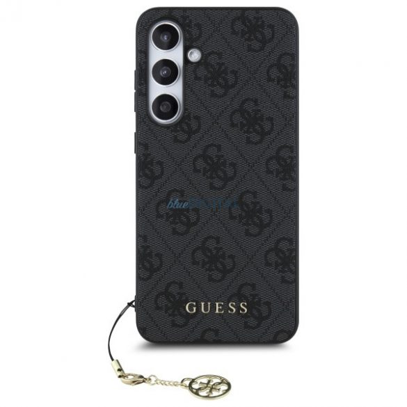 Guess GUHCS24FEGF4GGR 4G Charms Collection husă tare Samsung Galaxy S24 FE - negru