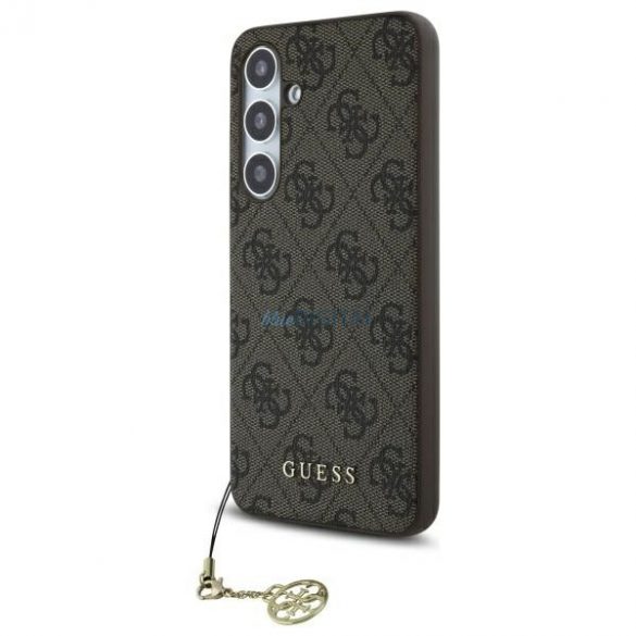 Guess GUHCS24FEGF4GBR 4G Charms Collection husă tare Samsung Galaxy S24 FE - maro