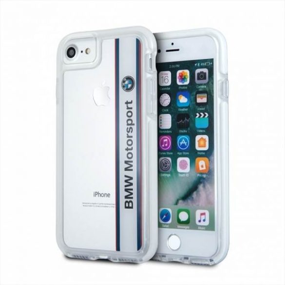 Etui hardcase BMW BMHCP7SPVWH Husa iPhone 7 transparenta alb ANTISOC