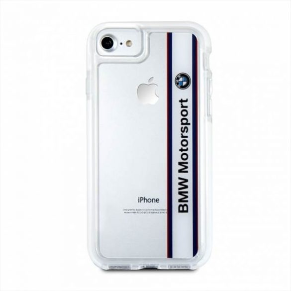 Etui hardcase BMW BMHCP7SPVWH Husa iPhone 7 transparenta alb ANTISOC