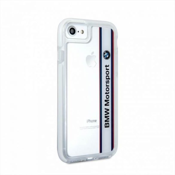 Etui hardcase BMW BMHCP7SPVWH Husa iPhone 7 transparenta alb ANTISOC