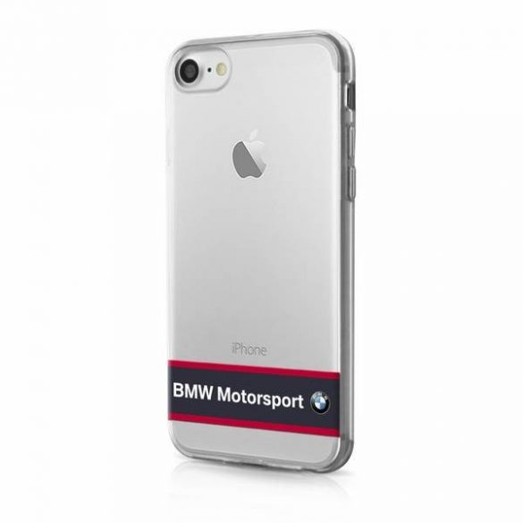 Etui hardcase BMW BMHCP7TRHNA iPhone 7 /8/SE 2020 / SE 2022 husa transparent bleumarin