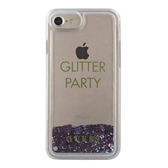 Guess GUHCP7GLUQPU iPhone 6/7/8 /SE 2020 / SE 2022 husă rigidă fioletowy/violet Husă Liquid Glitter Party