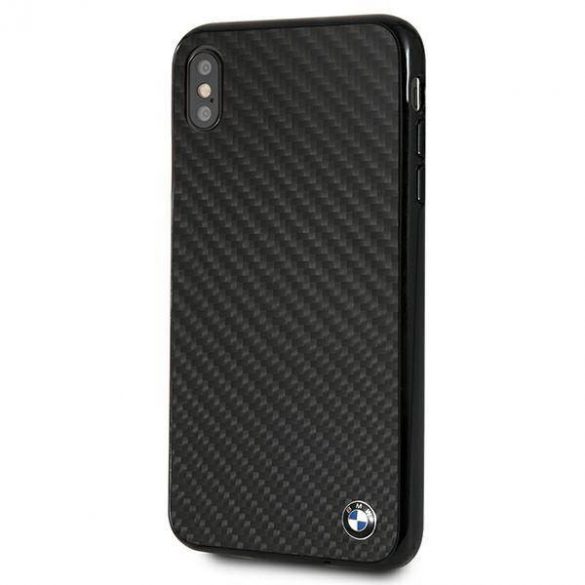 Etui hardcase BMW BMHCI65MBC iPhone Xs Max czarny/negru Siganture-Carbon