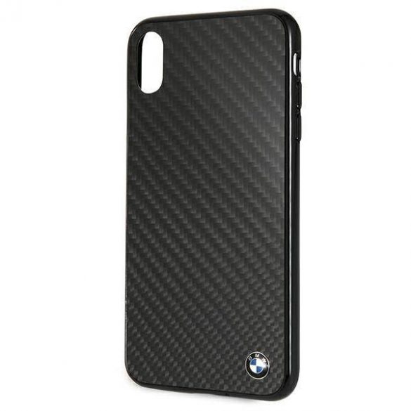 Etui hardcase BMW BMHCI65MBC iPhone Xs Max czarny/negru Siganture-Carbon