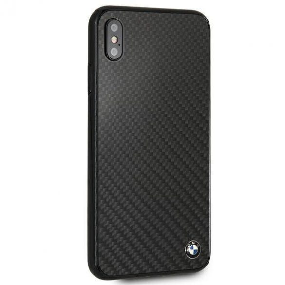 Etui hardcase BMW BMHCI65MBC iPhone Xs Max czarny/negru Siganture-Carbon