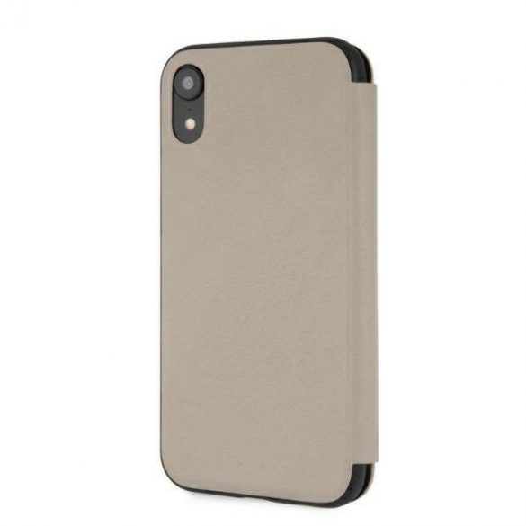 BMW BMFLBKI61LLST iPhone Xr book beżowy/taupe Logo Imprint husă