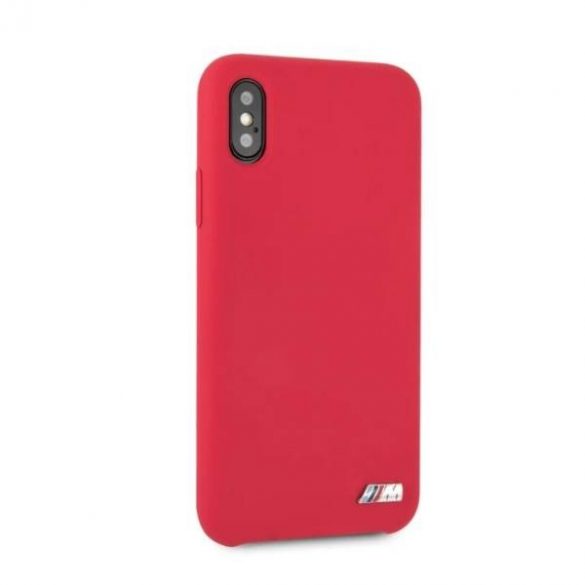 Etui hardcase BMW BMHCPXMSILRE iPhone X /Xs czerwony/red Silicone M Collection Husa