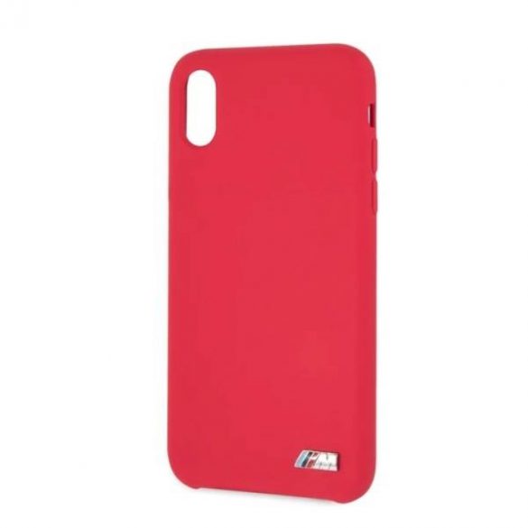 Etui hardcase BMW BMHCPXMSILRE iPhone X /Xs czerwony/red Silicone M Collection Husa