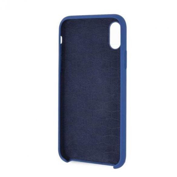 Etui hardcase BMW BMHCPXMSILNA iPhone X /Xs niebieski/navy Husa silicon M Collection