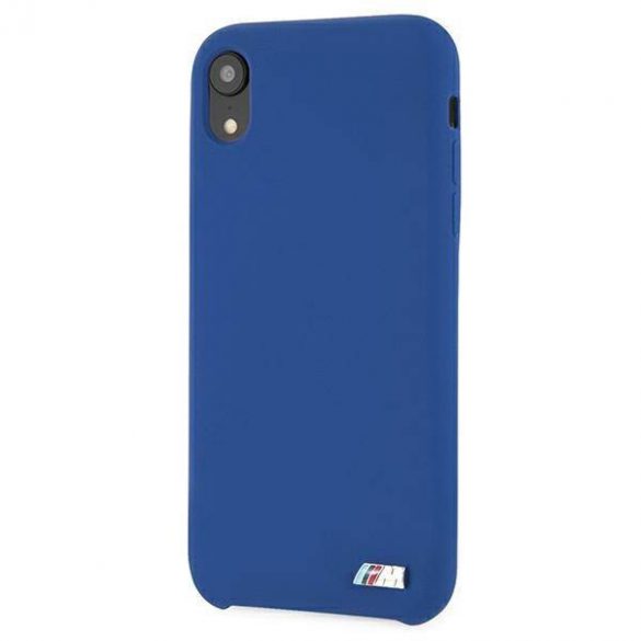 Etui BMW BMHCI61MSILNA iPhone Xr niebieski/navy hardcase Husă silicon M Collection