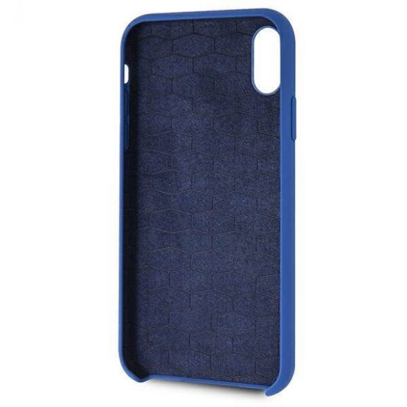 Etui BMW BMHCI61MSILNA iPhone Xr niebieski/navy hardcase Husă silicon M Collection