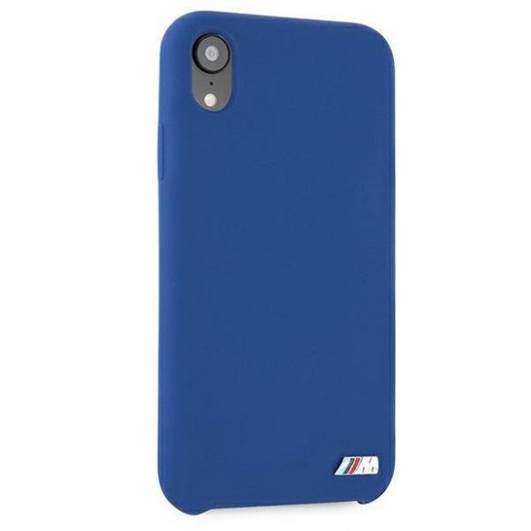 Etui BMW BMHCI61MSILNA iPhone Xr niebieski/navy hardcase Husă silicon M Collection