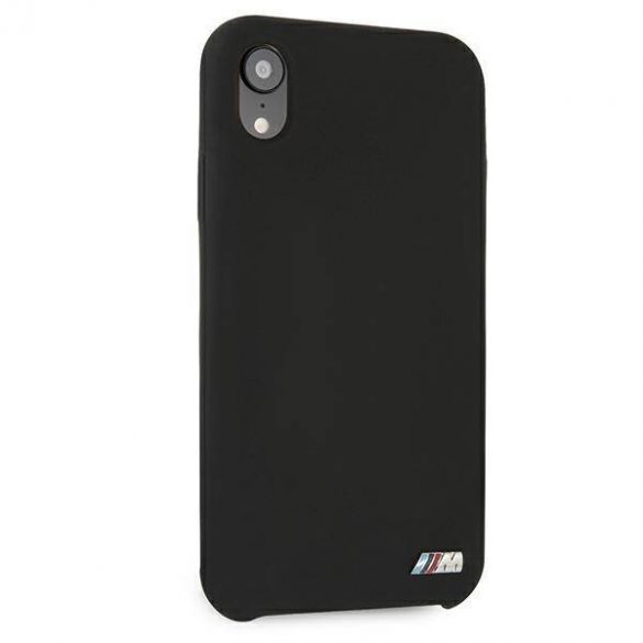 Etui BMW BMHCI61MSILBK Husă rigidă pentru iPhone Xr czarny/negru Husă silicon M Collection