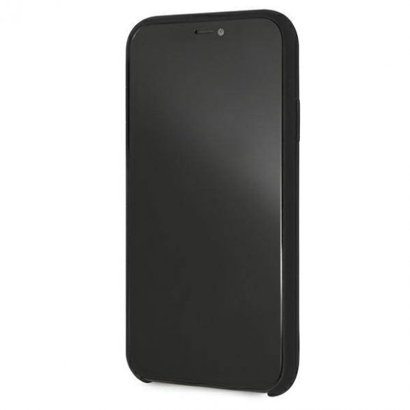 Etui BMW BMHCI61MSILBK Husă rigidă pentru iPhone Xr czarny/negru Husă silicon M Collection