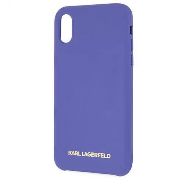 Karl Lagerfeld KLHCPXSLVOG iPhone X/Xs hardcase fioletowy/violet Husă din silicon