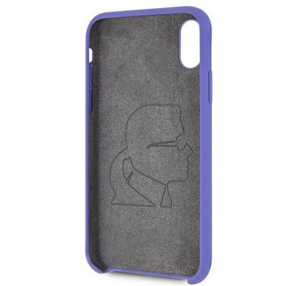 Karl Lagerfeld KLHCPXSLVOG iPhone X/Xs hardcase fioletowy/violet Husă din silicon