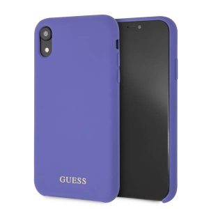 Guess GUHCI61LSGLUV iPhone Xr mov/fioletowy husă rigidă Husă din silicon