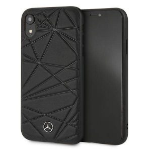 Mercedes MEPERHCI61QGLBK Husă Twister pentru iPhone Xr czarny/negru