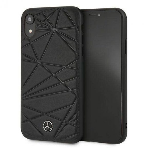 Mercedes MEPERHCI61QGLBK Husă Twister pentru iPhone Xr czarny/negru