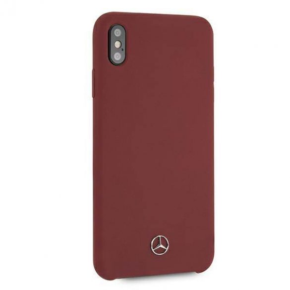 Mercedes MEHCI65SILRE iPhone Xs Max husă rigidă roșie/czerwony Silicone Line