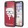 Karl Lagerfeld KLHCPXDLHRE iPhone X/Xs roșu/red Iconic Glitter Karl's Head husă