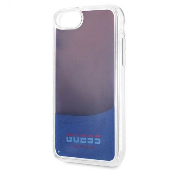 Guess GUHCI8GLCRE husă rigidă pentru iPhone 7/8/SE 2020 czerwony/roșu California Glow in the dark husă