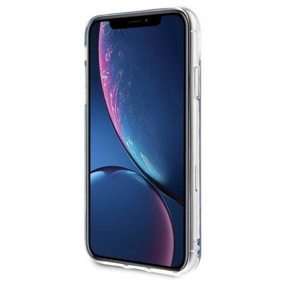 Husă rigidă Guess GUHCI61GLCRE pentru iPhone Xr czerwony/roșu California Glow in the dark husă