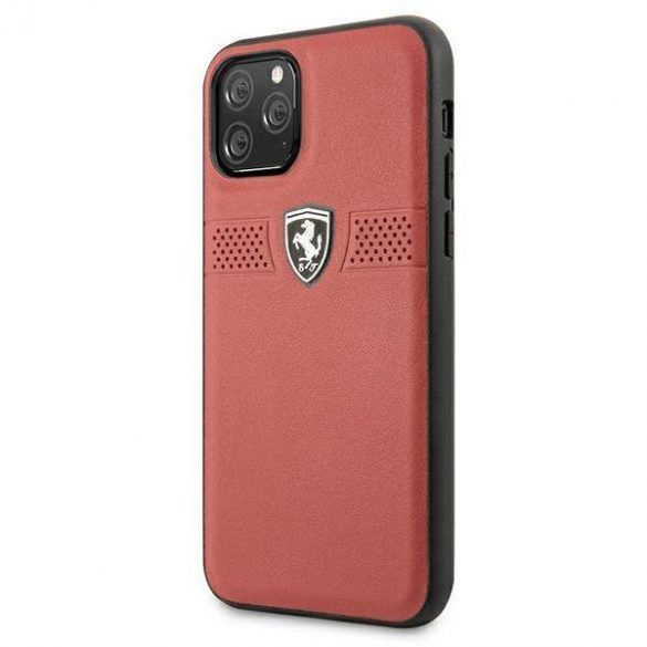 Ferrari FEOBAHCN58RE iPhone 11 Pro 5,8" husă rigidă roșie/czerwony Husă din piele Off Track