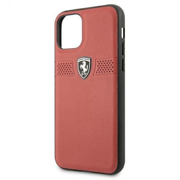 Ferrari FEOBAHCN58RE iPhone 11 Pro 5,8" husă rigidă roșie/czerwony Husă din piele Off Track