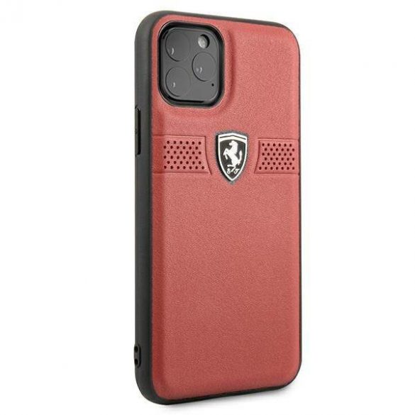 Ferrari FEOBAHCN58RE iPhone 11 Pro 5,8" husă rigidă roșie/czerwony Husă din piele Off Track