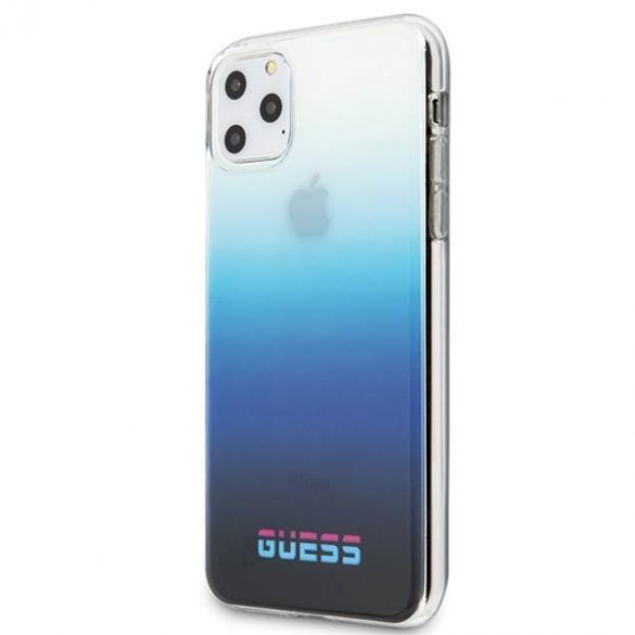 Husă rigidă Guess GUHCN58DGCNA iPhone 11 Pro niebieski/gradient albastru Husă California