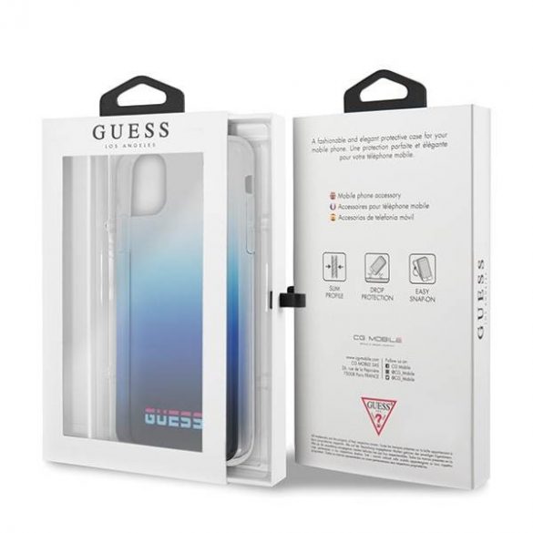 Husă rigidă Guess GUHCN58DGCNA iPhone 11 Pro niebieski/gradient albastru Husă California