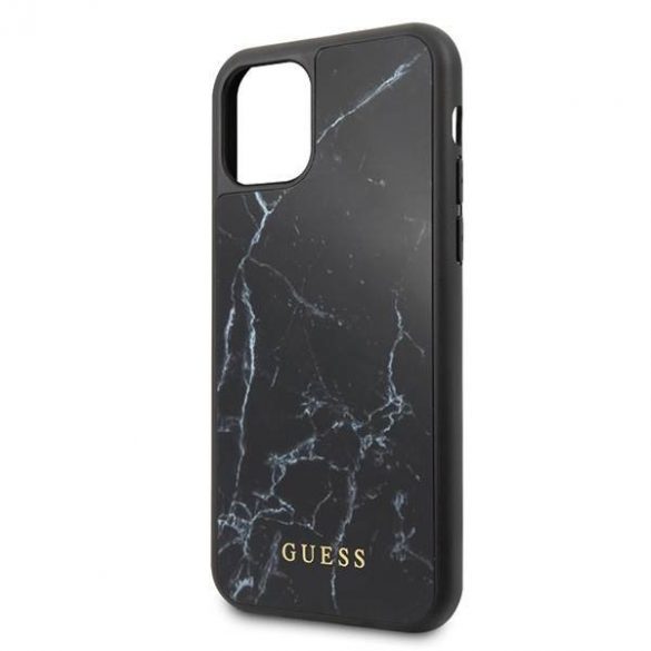 Husă Guess GUHCN58HYMABK pentru iPhone 11 Pro, neagră/marmură