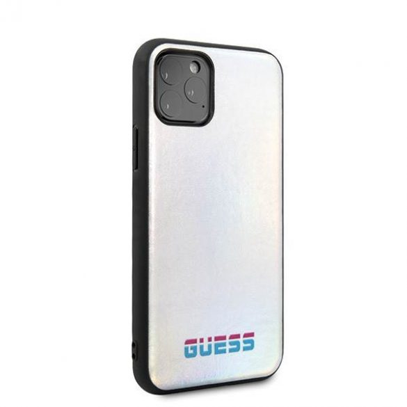 Guess GUHCN58BLD iPhone 11 Pro husă rigidă/argintie Husă iridescentă