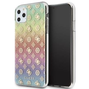 Husă rigidă multicoloră Guess GUHCN65PEOML pentru iPhone 11 Pro Max Husă bujor irisată 4G