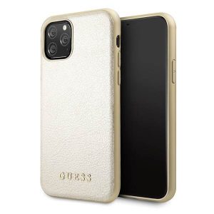 Guess GUHCN58IGLGO iPhone 11 Pro złoty/husă rigidă aurie Husă iridescentă