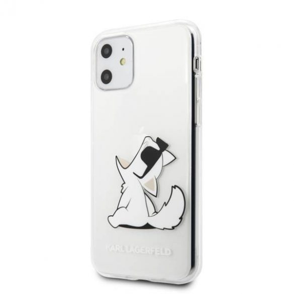 Karl Lagerfeld KLHCN61CFNRC iPhone 11 6,1" / XrHusătare transparentă Choupette Fun