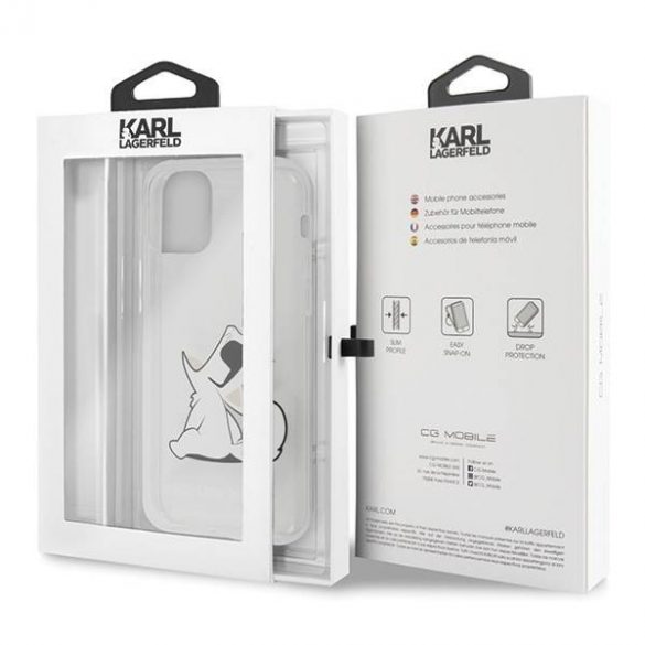 Karl Lagerfeld KLHCN61CFNRC iPhone 11 6,1" / XrHusătare transparentă Choupette Fun