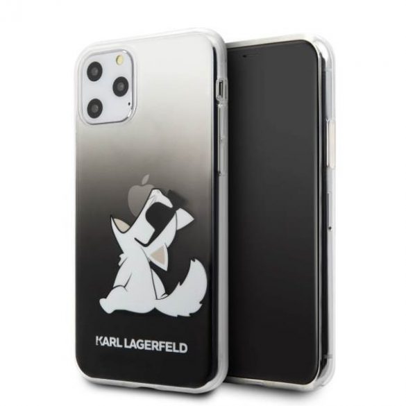 Karl Lagerfeld KLHCN65CFNRCBK Husă rigidă pentru iPhone 11 Pro Max, neagră/czarny Husă Choupette Fun