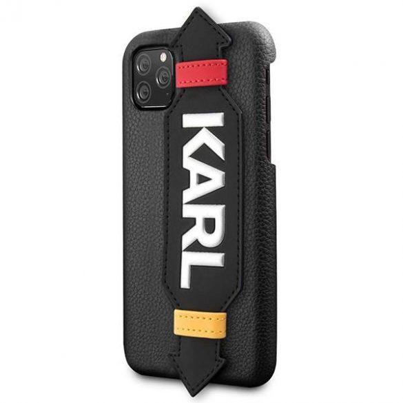 Karl Lagerfeld KLHCN58HDAWBK Carcasă rigidă pentru iPhone 11 Pro de 5,8 inchi, neagră/czarny