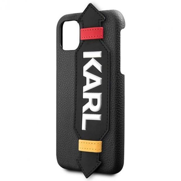 Karl Lagerfeld KLHCN58HDAWBK Carcasă rigidă pentru iPhone 11 Pro de 5,8 inchi, neagră/czarny