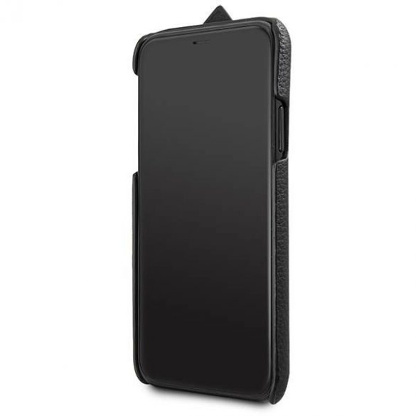 Karl Lagerfeld KLHCN58HDAWBK Carcasă rigidă pentru iPhone 11 Pro de 5,8 inchi, neagră/czarny