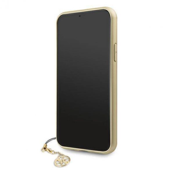 Guess GUHCN61GF4GBR Husă rigidă pentru iPhone 11 6,1" / Xr maro/brązowy 4G Charms Collection