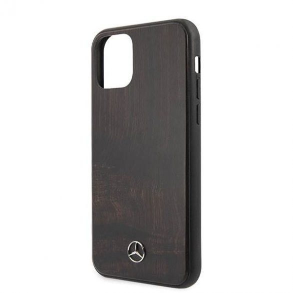 Carcasă rigidă Mercedes MEHCN58VWOBR pentru iPhone 11 Pro, culoare maro/brązowy, Wood Line Rosewood