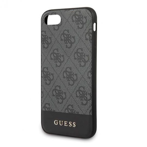 Guess GUHCI8G4GLGR Husă rigidă pentru iPhone 7/8/SE 2020 /SE 2022 szary/gri, 4G Stripe Collection