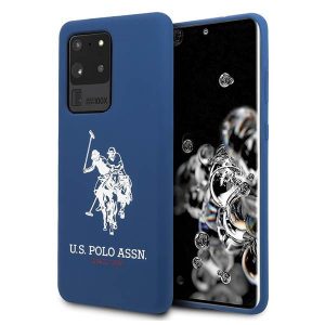 US Polo USHCS69SLHRNV S20 Ultra G988 husă din silicon granatowy/marine