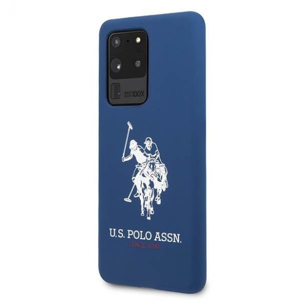 US Polo USHCS69SLHRNV S20 Ultra G988 husă din silicon granatowy/marine