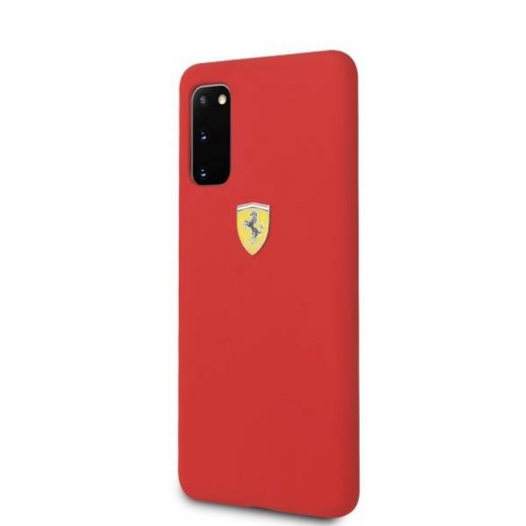 Ferrari Hardcase FESSIHCS62RE S20 G980 czerwony/roșu Carcasă din silicon